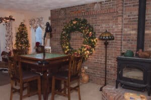 The Gathering Room at Christmas