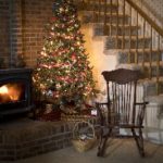 Wood Stove at Christmas