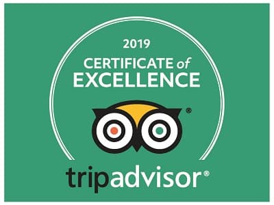TripAdvisor 2019 Certificate of Excellence